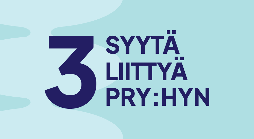 3 syytä liittyä PRY:n organisaatiojäseneksi