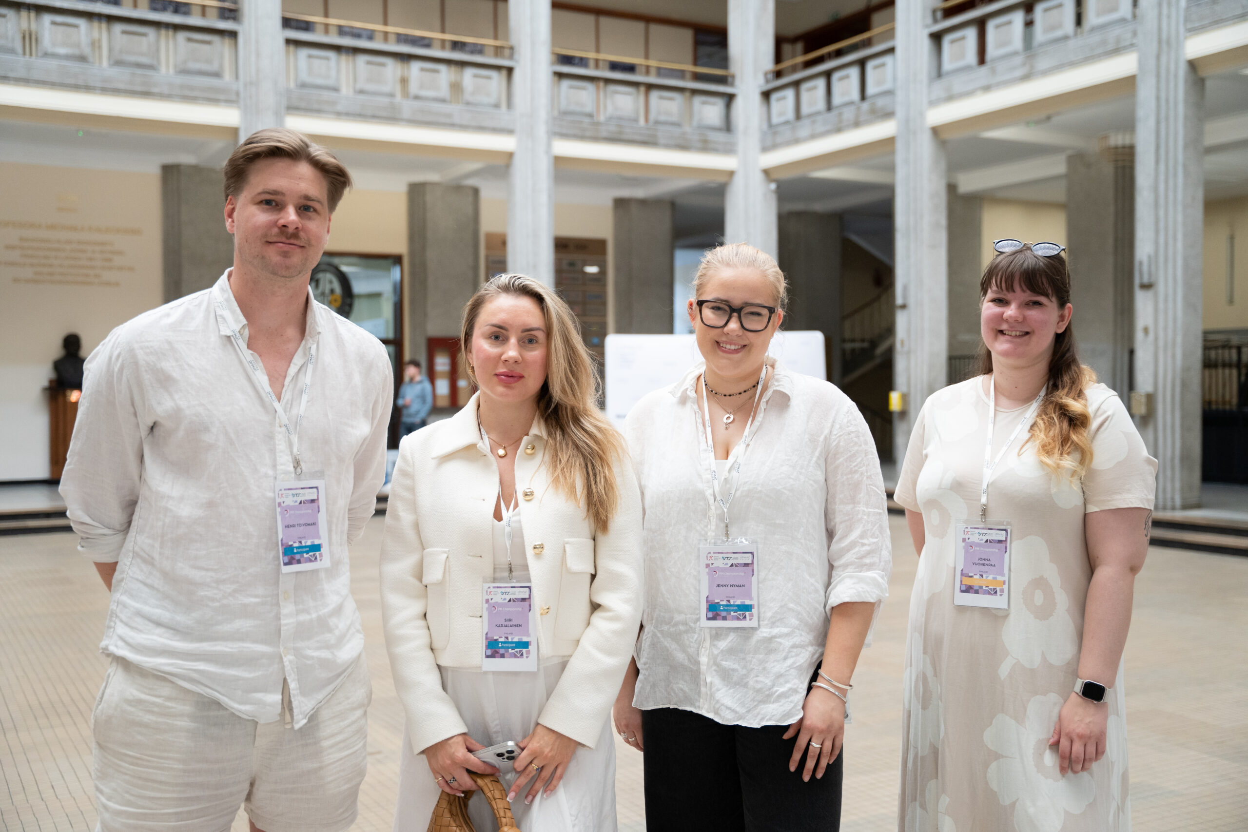 Suomen joukkue edustamssa kansainvälisessä PMC-kilpailussa