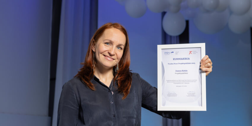 Joanna Kahila Young Project Manager of the Year 2023